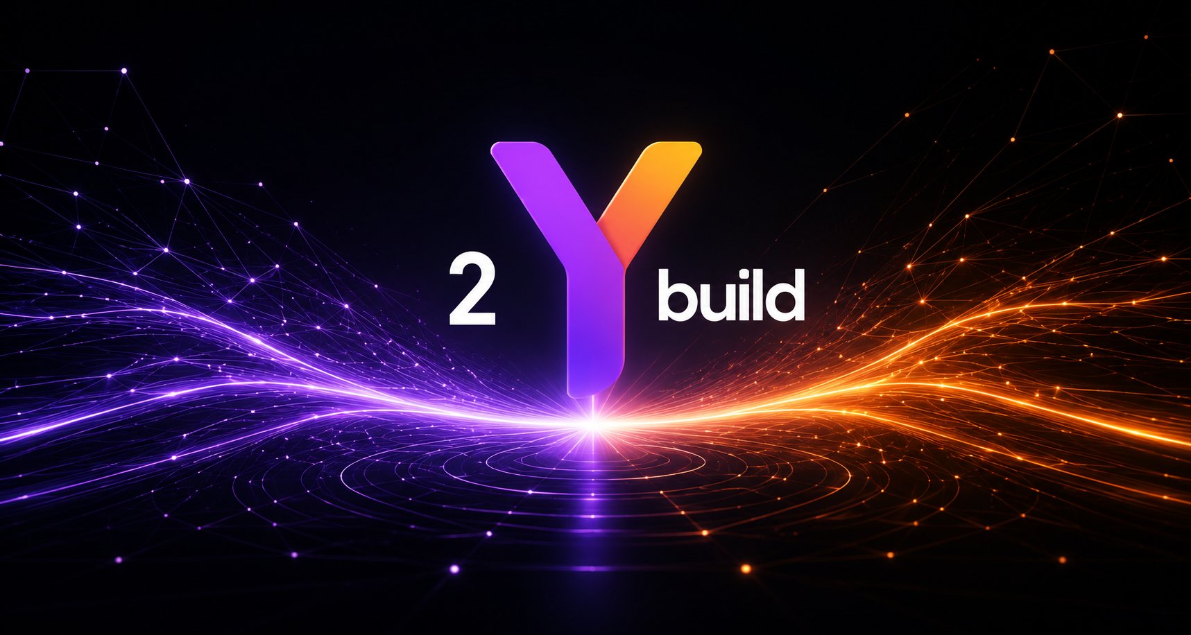 Emblema futurista 2YBUILD